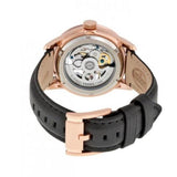 Buy Shop Fossil Townsman Automatic Skeleton Black Dial Black Leather Strap Watch for Men - ME3084 USA Online