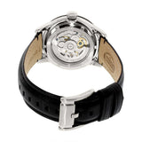 Buy Shop Fossil Townsman Automatic Skeleton White Dial Black Leather Strap Watch for Men - ME3085 USA Online