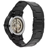 Buy Shop Fossil Neutra Automatic Skeleton Black Dial Black Steel Strap Watch for Men - ME3183 USA Online