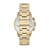 Buy Shop Fossil Dean Chronograph Champagne Dial Gold Steel Strap Watch for Men - FS4867 USA Online
