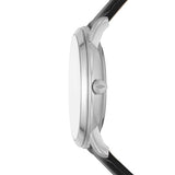 Buy Shop Fossil Neutra Minimalist Moonphase Black Dial Black Leather Strap Watch for Men - FS5904 USA Online