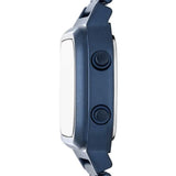 Buy Shop Fossil Retro Analog-Digital Black Dial Blue Steel Strap Watch for Men - FS5896 USA Online