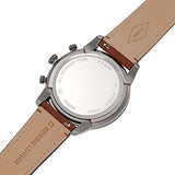 Fossil Townsman Chronograph Gray Dial Brown Leather Strap Watch for Men - FS5522