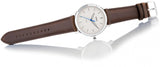 Buy Shop Fossil Minimalist Off White Dial Brown Leather Strap Watch for Men - FS5306 USA Online