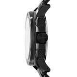 Buy Shop Fossil Modern Machine Automatic Silver Dial Black Steel Strap Watch for Men - ME3080 USA Online