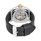Buy Shop Fossil Modern Machine Automatic Skeleton Dial Black Leather Strap Watch for Men - ME3082 USA Online