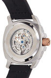 Buy Shop Fossil Modern Machine Automatic Skeleton Dial Black Leather Strap Watch for Men - ME3082 USA Online