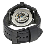 Buy Shop Fossil Modern Machine Automatic Skeleton Grey Dial Black Steel Strap Watch for Men - ME3134 USA Online
