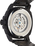 Buy Shop Fossil Modern Machine Automatic Skeleton Grey Dial Black Steel Strap Watch for Men - ME3134 USA Online