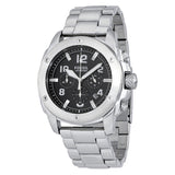 Buy Shop Fossil Modern Machine Black Dial Silver Steel Strap Watch for Men - FS4926 USA Online