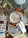 Buy Shop Fossil Modern Machine White Dial Brown Leather Strap Watch for Men - FS4929 USA Online