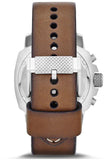 Buy Shop Fossil Modern Machine White Dial Brown Leather Strap Watch for Men - FS4929 USA Online