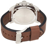 Buy Shop Fossil Modern Machine White Dial Brown Leather Strap Watch for Men - FS4929 USA Online