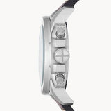 Buy Shop Fossil Modern Machine White Dial Brown Leather Strap Watch for Men - FS4929 USA Online