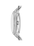 Buy Shop Fossil Virginia Taupe Dial Silver Steel Strap Watch for Women - ES4147 USA Online
