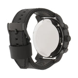 Buy Shop Fossil Nate Chronograph Black Dial Black Leather Strap Watch for Men - JR1354 USA Online