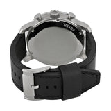 Buy Shop Fossil Nate Chronograph Black Dial Black Leather Strap Watch for Men - JR1436 USA Online