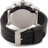 Buy Shop Fossil Nate Chronograph Black Dial Black Leather Strap Watch for Men - JR1436 USA Online