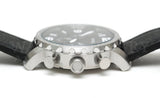 Buy Shop Fossil Nate Chronograph Black Dial Black Leather Strap Watch for Men - JR1436 USA Online