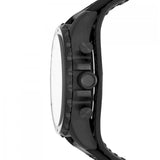 Buy Shop Fossil Nate Chronograph Black Dial Black Leather Strap Watch for Men - JR1510 USA Online