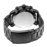 Buy Shop Fossil Nate Chronograph Black Dial Black Steel Strap Watch for Men - JR1401 USA Online
