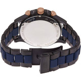 Buy Shop Fossil Nate Chronograph Blue Dial Two Tone Steel Strap Watch for Men - JR1494 USA Online