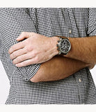 Buy Shop Fossil Nate Chronograph Grey Dial Brown Leather Strap Watch for Men - JR1424 USA Online