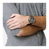 Buy Shop Fossil Nate Chronograph Grey Dial Brown Leather Strap Watch for Men - JR1424 USA Online