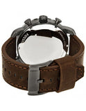 Buy Shop Fossil Nate Chronograph Grey Dial Brown Leather Strap Watch for Men - JR1424 USA Online