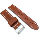 Buy Shop Fossil Nate Chronograph Navy Blue Dial Brown Leather Strap Watch for Men - JR1504 USA Online