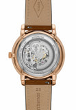 Buy Shop Fossil Neutra Automatic Luggage Skeleton Blue Dial Brown Leather Strap Watch for Men - ME3160 USA Online