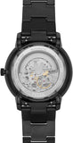 Buy Shop Fossil Neutra Automatic Skeleton Black Dial Black Steel Strap Watch for Men - ME3183 USA Online