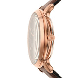 Buy Shop Fossil Neutra Automatic Skeleton Black Dial Brown Leather Strap Watch for Men - ME3195 USA Online