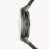 Buy Shop Fossil Neutra Automatic Skeleton Black Dial Grey Mesh Strap Watch for Men - ME3185 USA Online