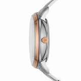 Buy Shop Fossil Neutra Automatic Skeleton White Dial Two Tone Steel Strap Watch for Men - ME3196 USA Online
