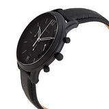Buy Shop Fossil Neutra Chronograph Black Dial Black Leather Strap Watch for Men - FS5503 USA Online