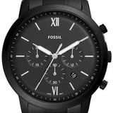 Buy Shop Fossil Neutra Chronograph Black Dial Black Steel Strap Watch for Men - FS5474 USA Online