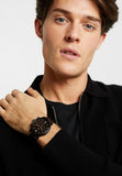 Buy Shop Fossil Neutra Chronograph Black Dial Black Steel Strap Watch for Men - FS5525 USA Online