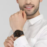 Buy Shop Fossil Neutra Chronograph Black Dial Black Steel Strap Watch for Men - FS5525 USA Online
