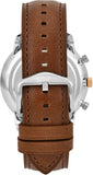 Buy Shop Fossil Neutra Chronograph Black Dial Brown Leather Strap Watch for Men - FS5408 USA Online