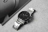 Buy Shop Fossil Neutra Chronograph Black Dial Silver Steel Strap Watch for Men - FS5384 USA Online