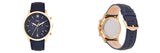 Buy Shop Fossil Neutra Chronograph Blue Dial Blue Leather Strap Watch for Men - FS5454 USA Online