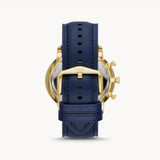Buy Shop Fossil Neutra Chronograph Blue Dial Blue Leather Strap Watch for Men - FS5790 USA Online