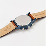 Buy Shop Fossil Neutra Chronograph Blue Dial Brown Leather Strap Watch for Men - FS5791 USA Online