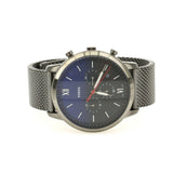 Buy Shop Fossil Neutra Chronograph Blue Dial Silver Mesh Bracelet Watch for Men - FS5383 USA Online