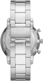Buy Shop Fossil Neutra Chronograph Blue Dial Silver Steel Strap Watch for Men - FS5792 USA Online