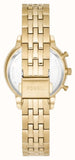 Buy Shop Fossil Neutra Chronograph Gold Dial Gold Steel Strap Watch for Women - ES5219 USA Online