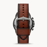 Buy Shop Fossil Neutra Chronograph Grey Dial Brown Leather Strap Watch for Men - FS5512 USA Online