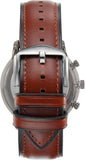 Buy Shop Fossil Neutra Chronograph Grey Dial Brown Leather Strap Watch for Men - FS5512 USA Online