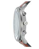 Buy Shop Fossil Neutra Chronograph Grey Dial Brown Leather Strap Watch for Men - FS5512 USA Online
